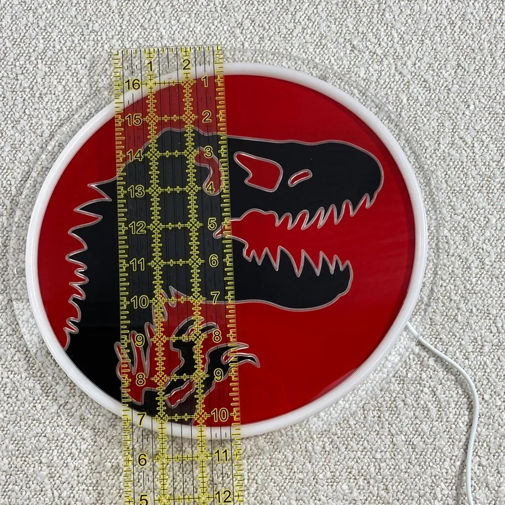 Red Dinosaur LED Terrarium Accent Light - Unbranded